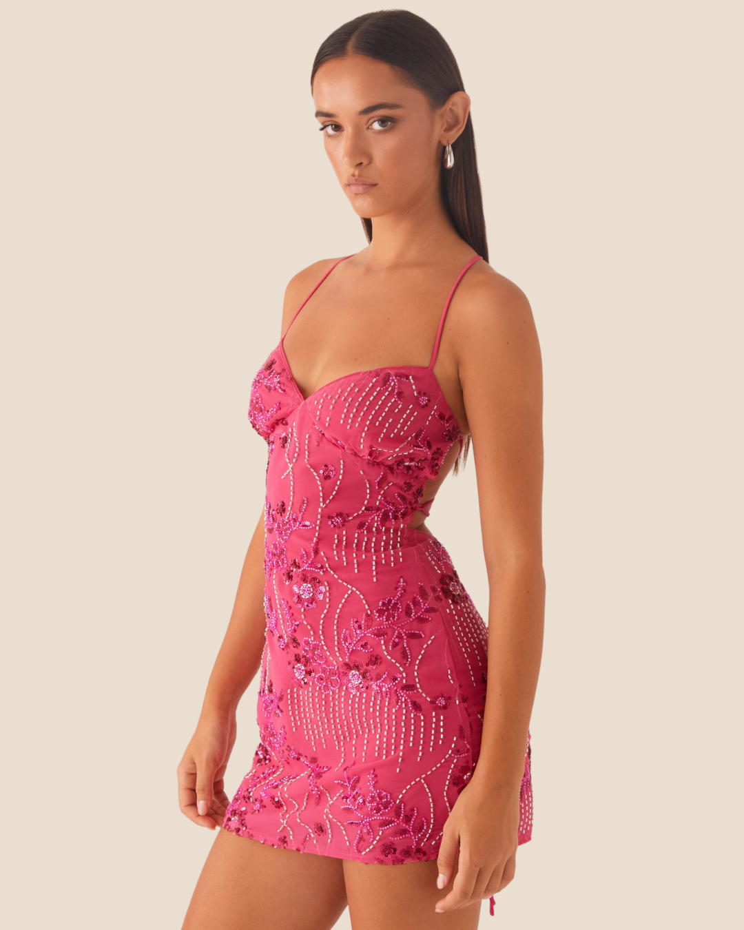 Mini Dress MOLLY - fucsia