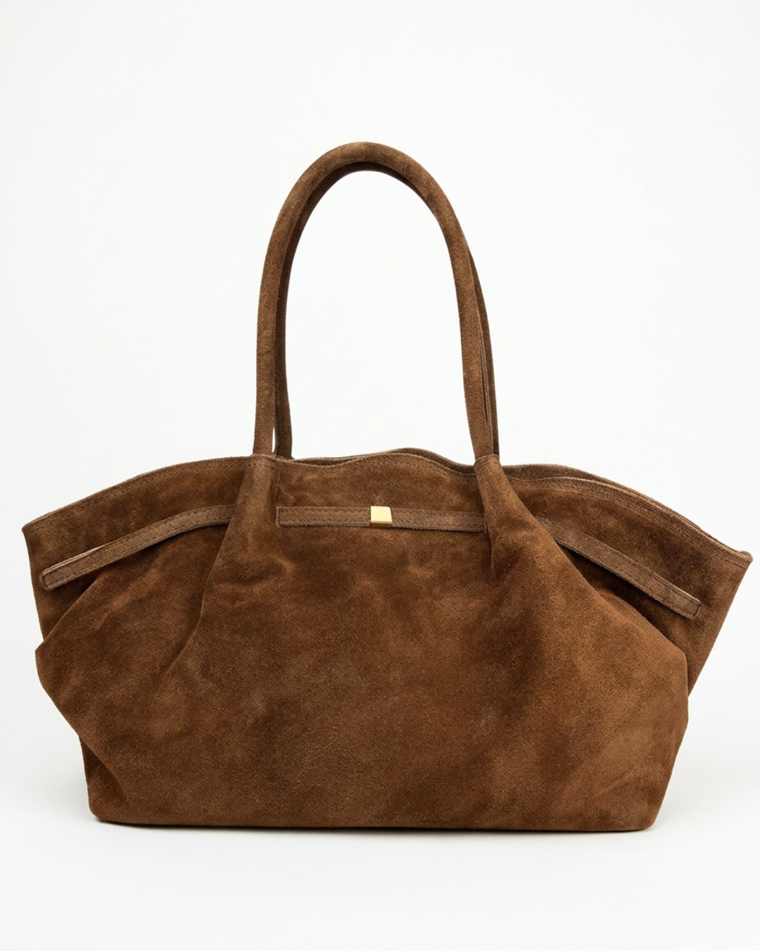 Borsa Victoria con tracolla - vera pelle suede