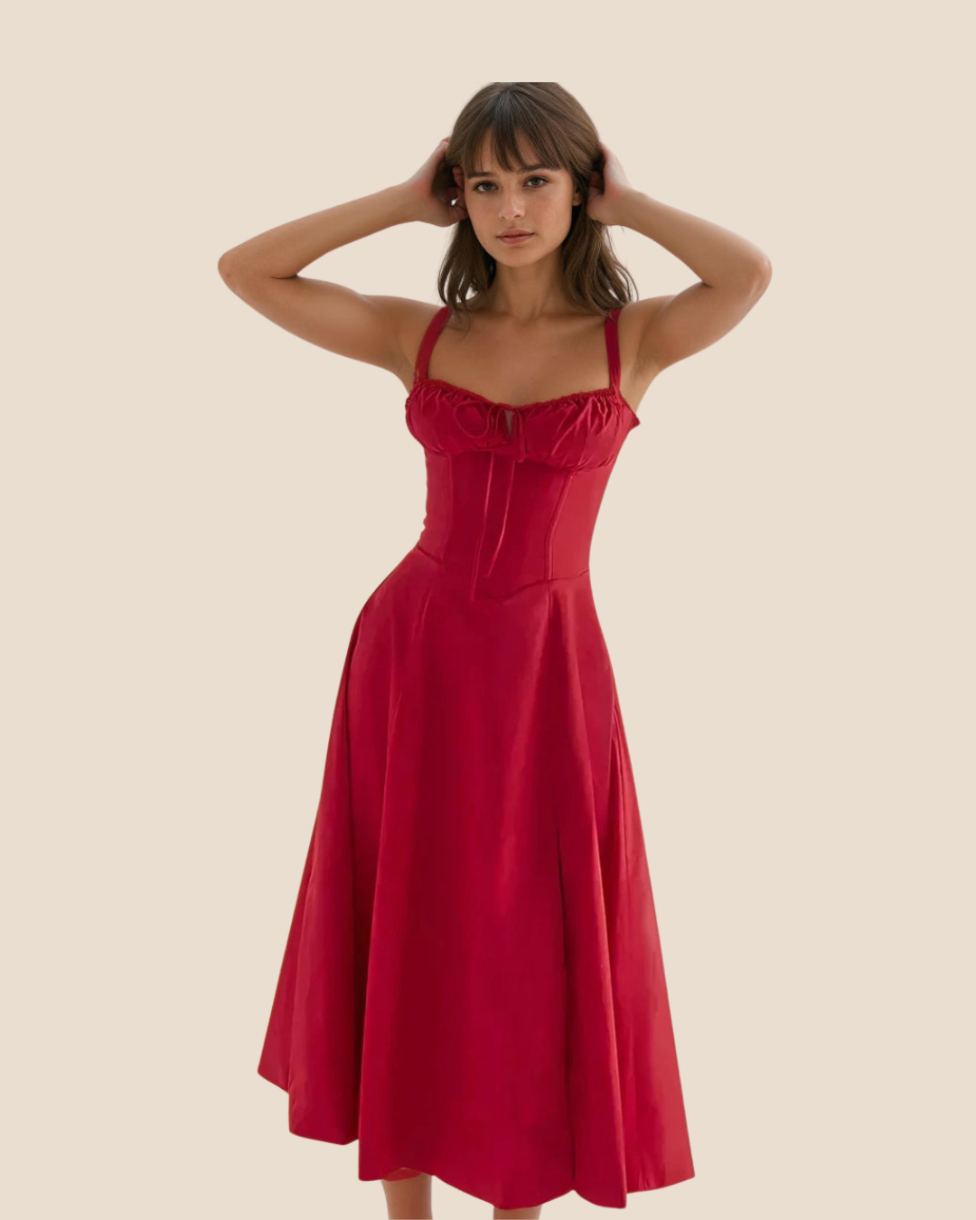 Abito CAPRI - rosso