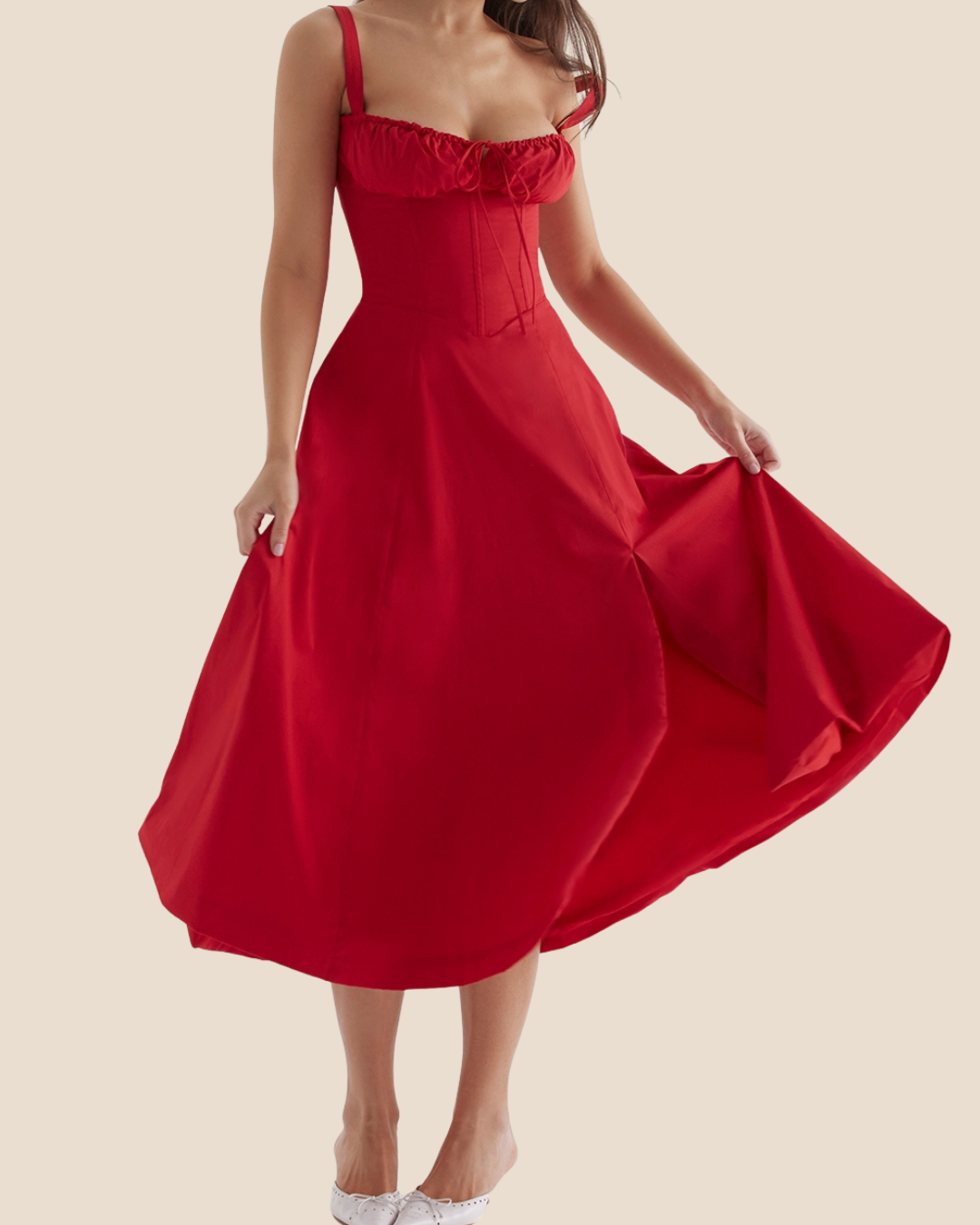 Abito CAPRI - rosso