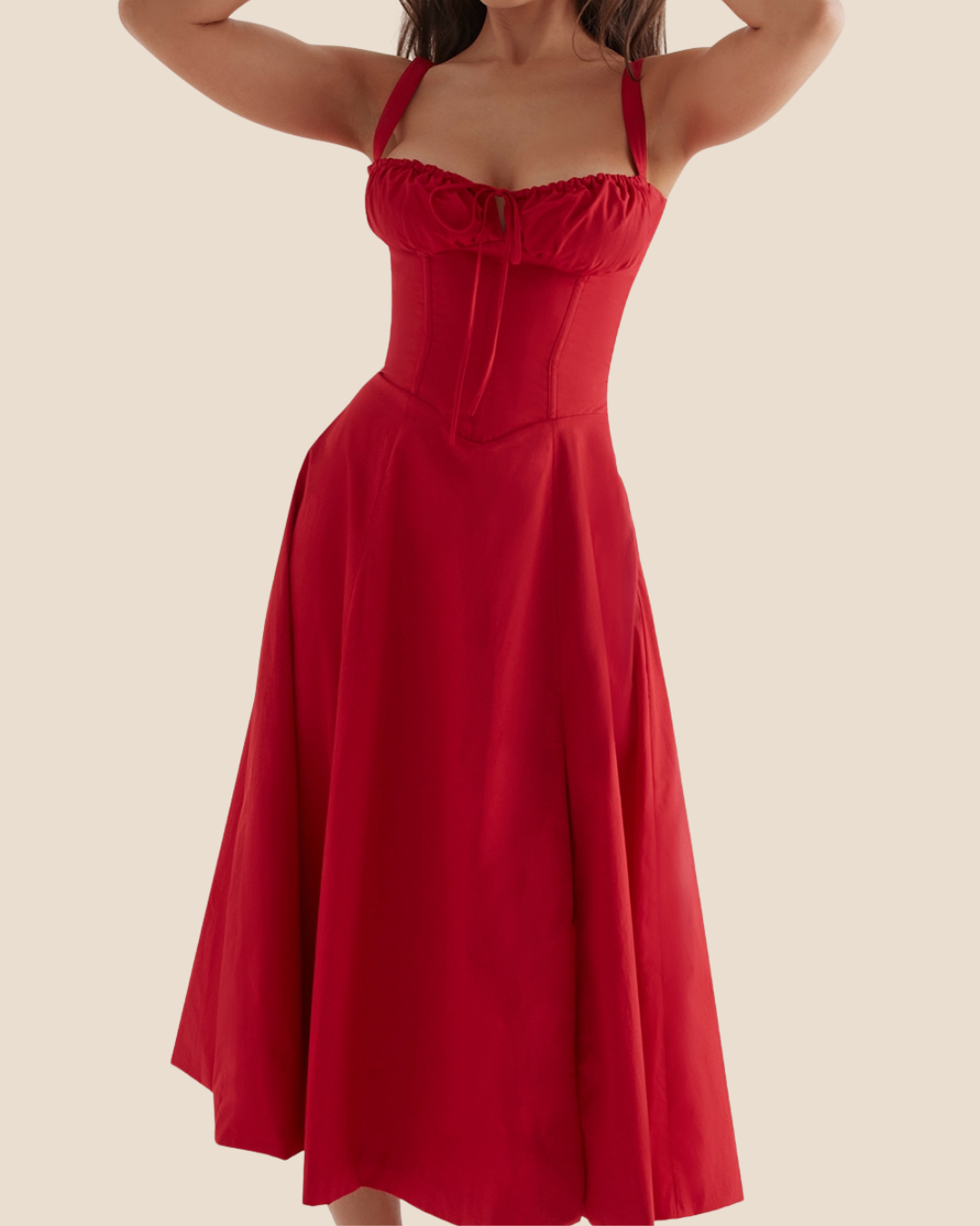 Abito CAPRI - rosso