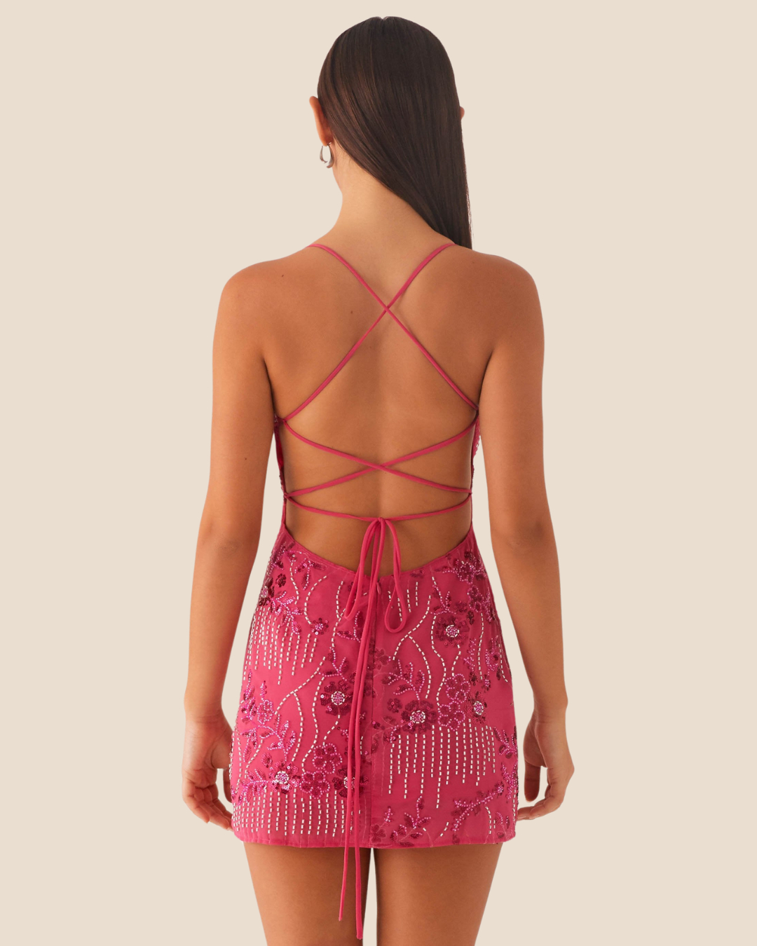 Mini Dress MOLLY - fucsia