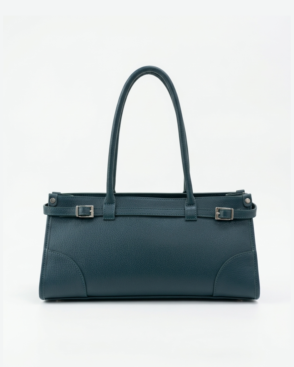 Borsa NICOLE - vera pelle/argento