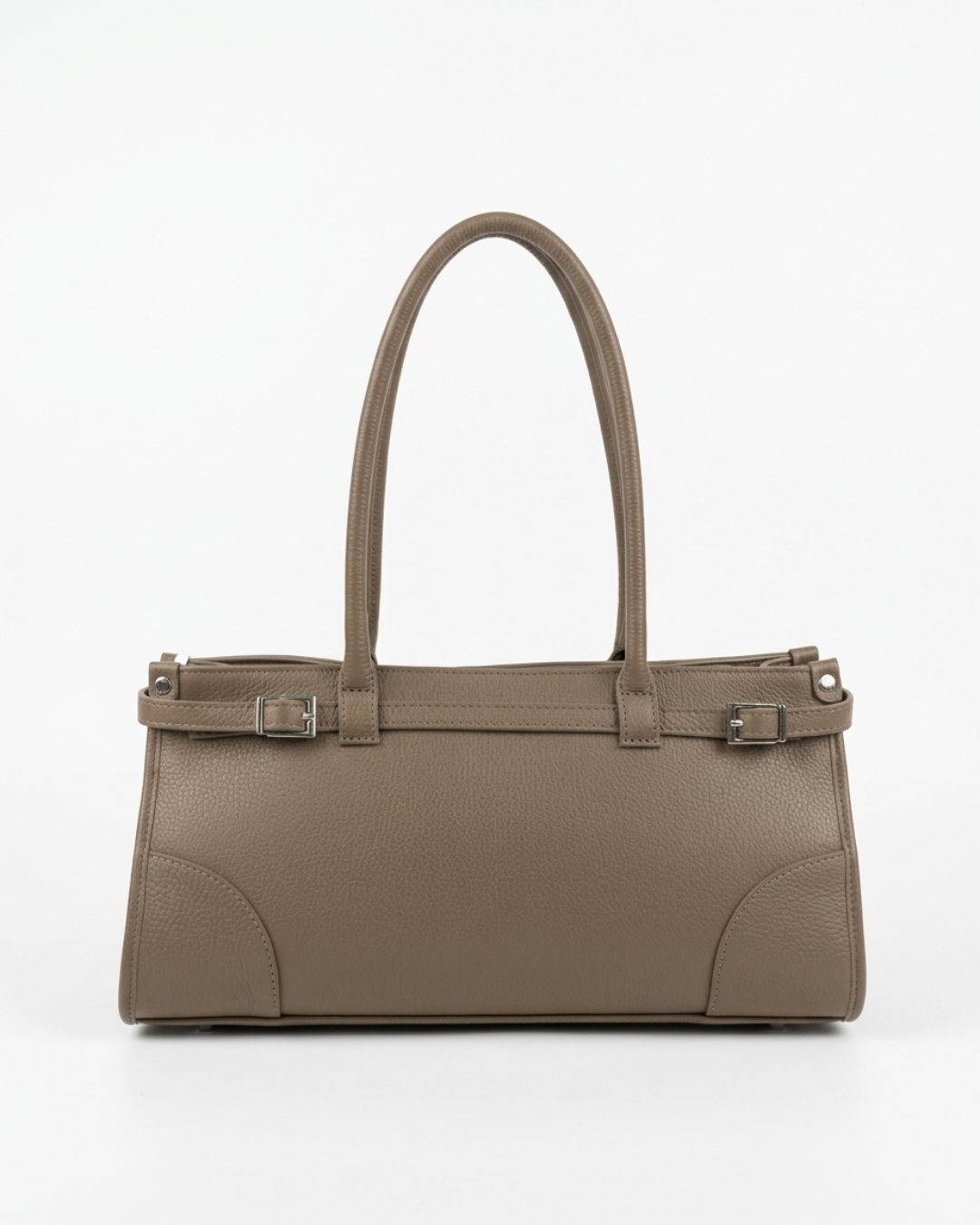 Borsa NICOLE - vera pelle/argento