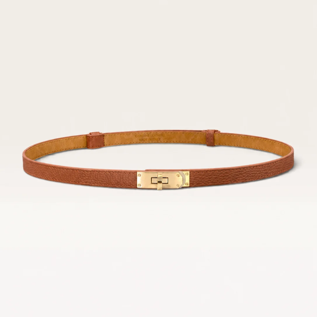Cintura JISELLE - vera pelle/oro