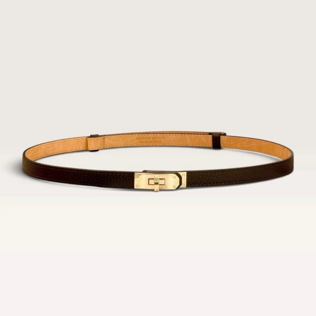 Cintura JISELLE - vera pelle/oro