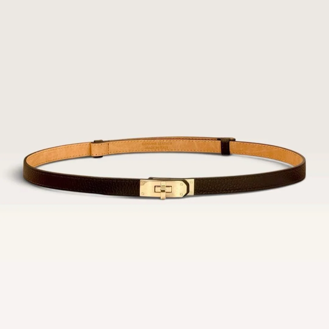 Cintura JISELLE - vera pelle/oro