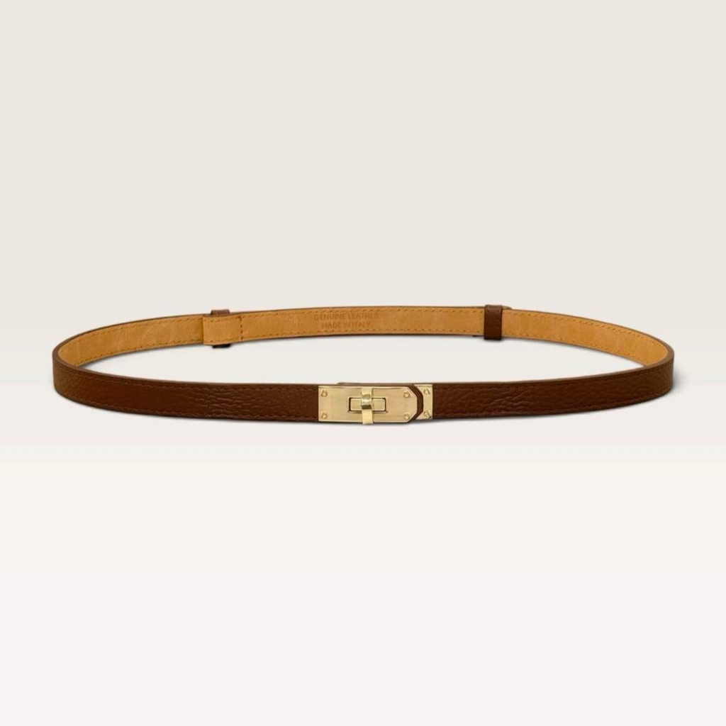 Cintura JISELLE - vera pelle/oro