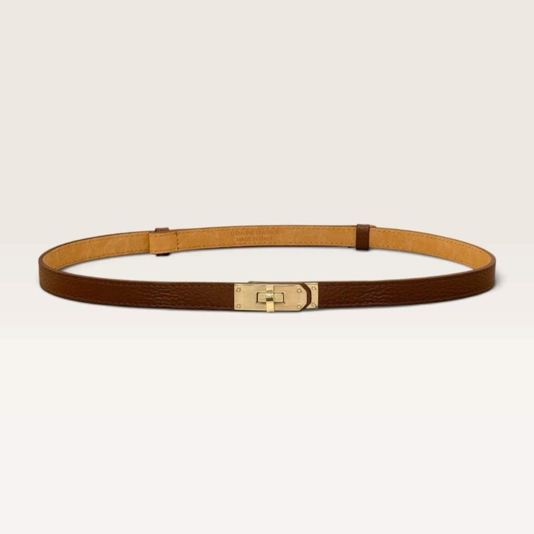 Cintura JISELLE - vera pelle/oro