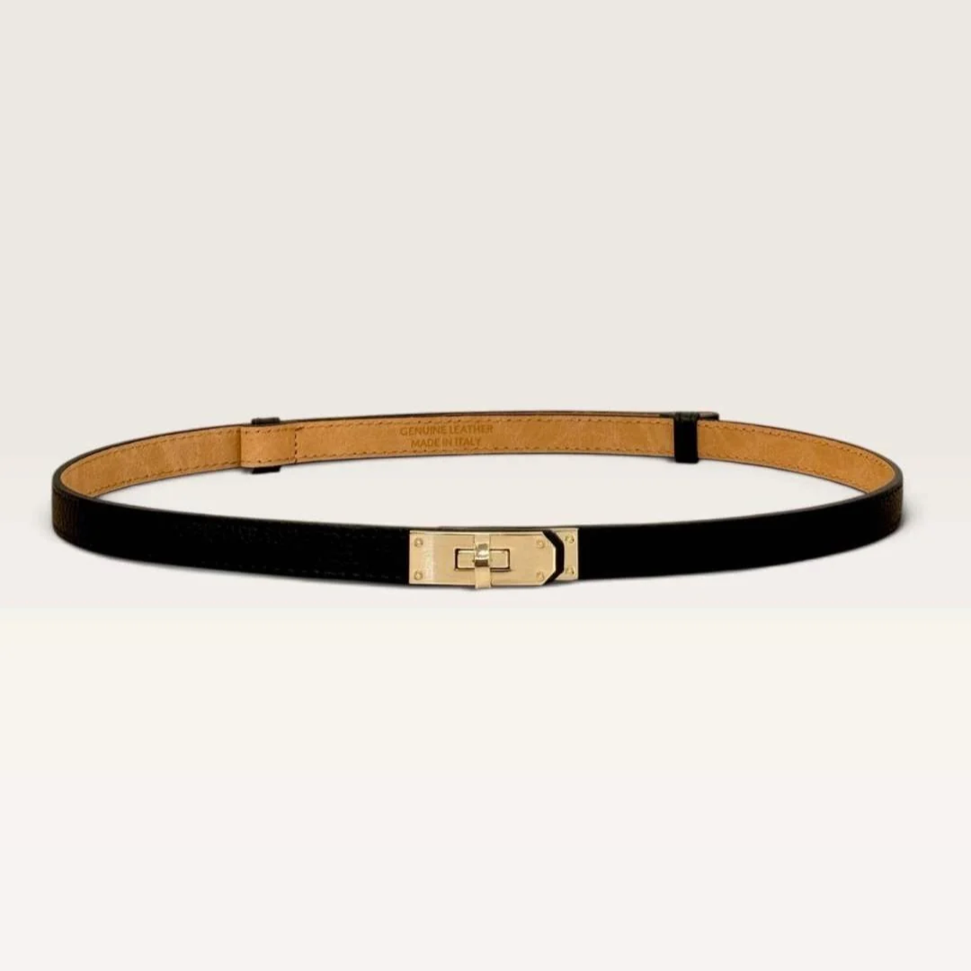 Cintura JISELLE - vera pelle/oro