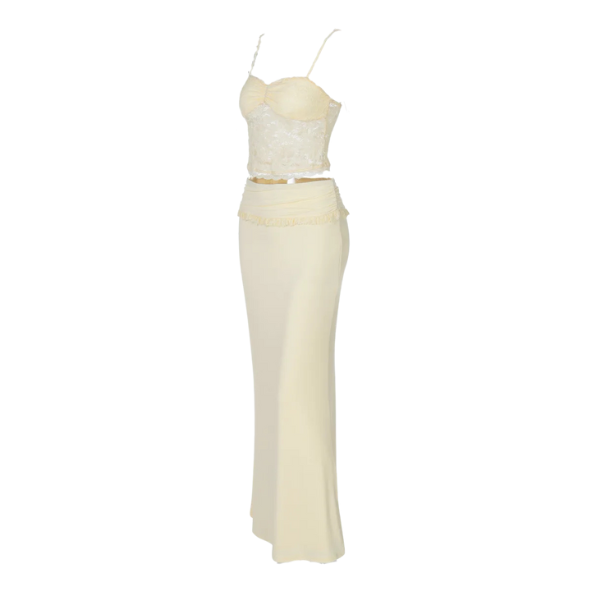 Set LOLA - giallo pastello