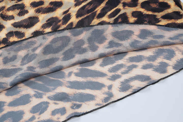 Gonna lunga leopardata